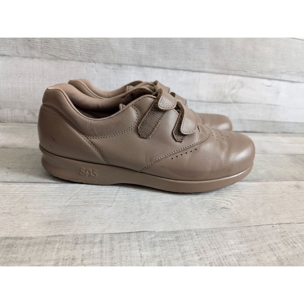 SAS Tripad Comfort Womens Taupe Leather Walking Shoes Size 7.5W